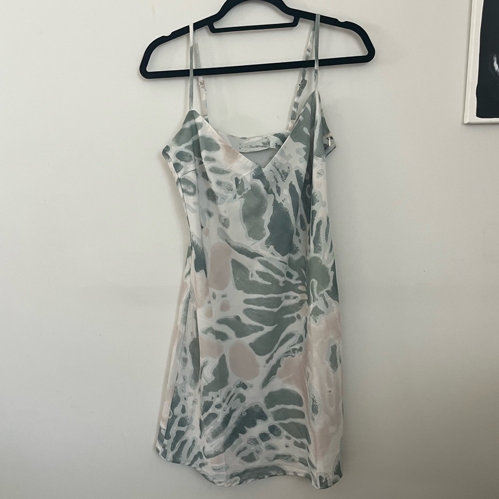 Nasty Gal tie dye cami mini dress